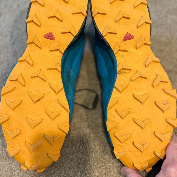 Salomon Men's Vibrant Blue Athletic Shoes - Picture 5 of 7